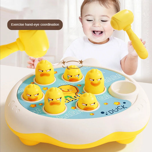 Cartoon Groundhog Montessori Baby Toys Toddler Educational Birthday Gift Animal Theme Knocking Game Parent Child Board Game